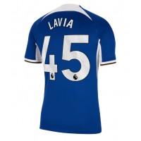 Camisa de time de futebol Chelsea Romeo Lavia #45 Replicas 1º Equipamento 2023-24 Manga Curta